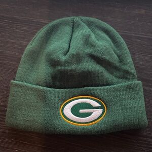 Green Kids Beanie with Logo